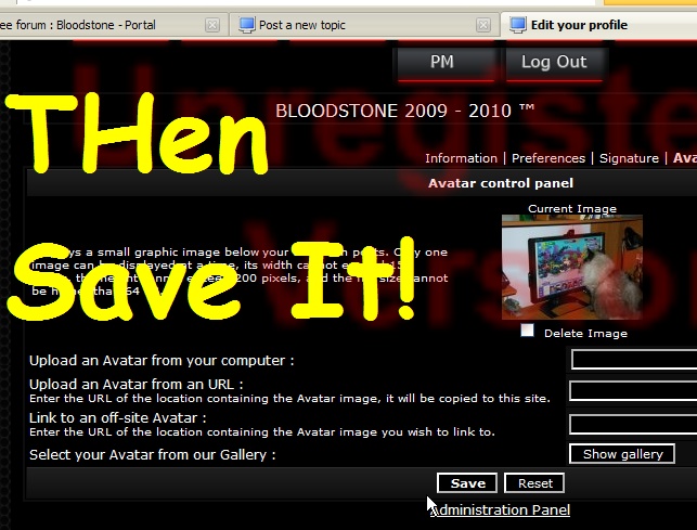 How to Change your Primary Photo in Forum? 4_bmp10
