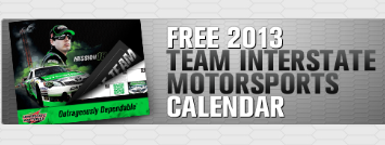 FREE 2013 Interstate Batteries Calendar Cal10