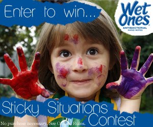 Wet Ones Sticky Situations Facebook Contest ends 12/28 Custom10