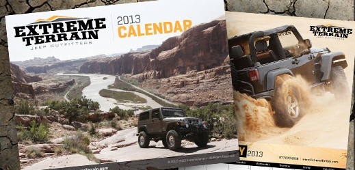FREE XT 2013 Jeep Calendar Ext10