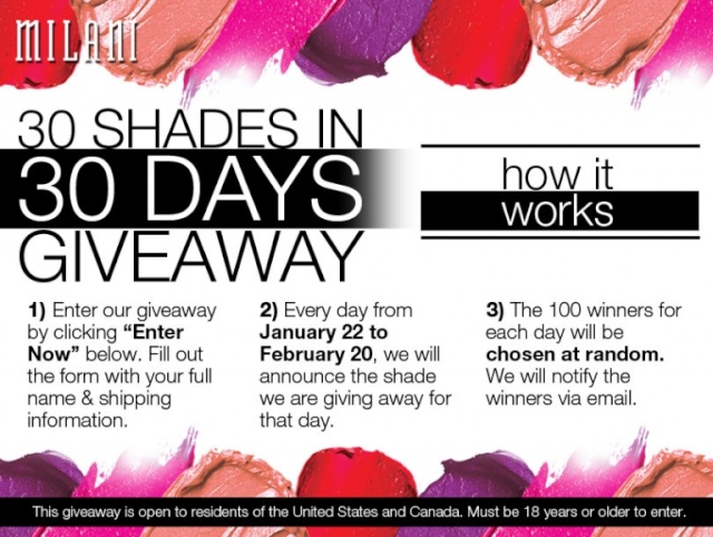 Milani 30 days of Shades in 30 days Giveaway ends 2/21 Img_5010