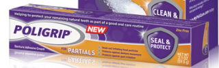 FREE Poligrip Seal & Protect adhesive for Partials Pol10