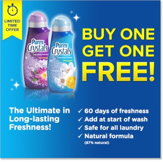B1G1 FREE Purex Crystals Coupon Ppro-010