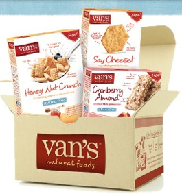 Van's Natural Foods First Taste Giveaway ends 2/15 Screen14
