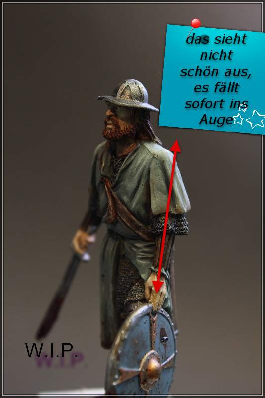 Deutscher Infanterist, 14. Jahrhundert in 54 mm Compim10