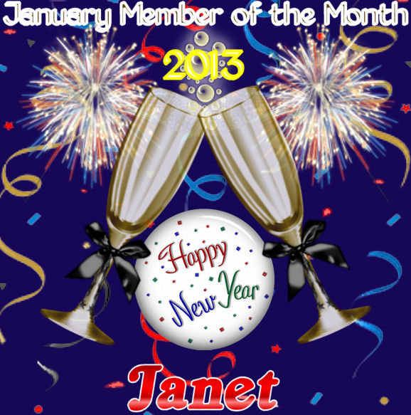 January member of the month is: JANET Januar10