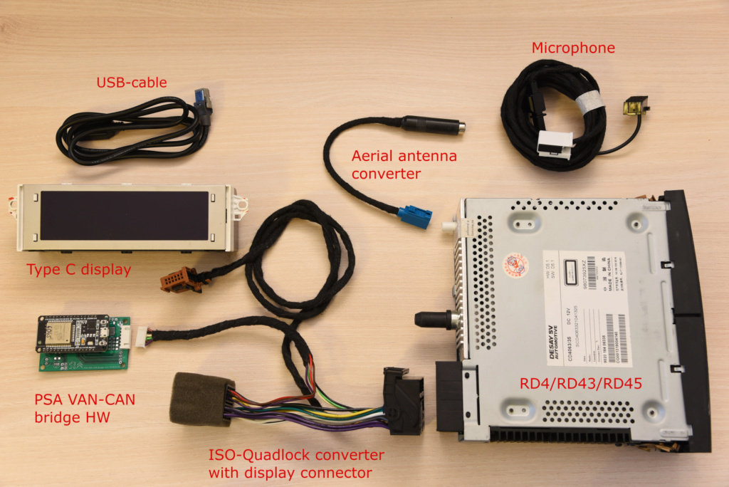 4 - RD45 avec un nouveau module qui remplace le V2C Compon10