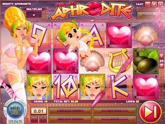 RIVAL Gaming New Game Mighty Aphrodite Slot July 18th 2018 Aprhod10