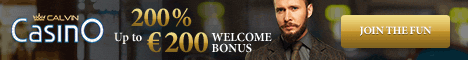 Calvin Casino 10 Free Spins No Deposit Bonus 200% Bonus Calvin10