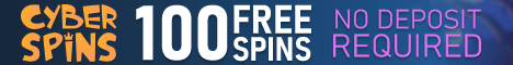 CyberSpins Casino 100 Free Spins No Deposit Bonus + Bonus Until 30 September Cybers12
