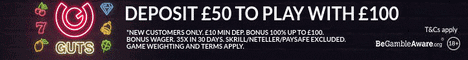 Guts Casino Cash Splash UK Players Only Until 6 February Guts_c10