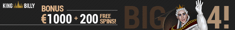King Billy Casino 30 Free Spins No Deposit Bonus BTC/$/€1000 Bonus King_b12