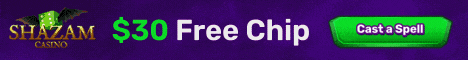 Shazam Casino $30 No Deposit Bonus 250%/BTC Bonus +100 Spins Shazam10