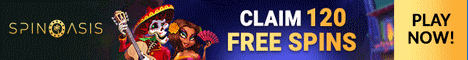 Spin Oasis Casino 120 Free Spins No Deposit Bonus 150%/BTC Bonus Spins_10