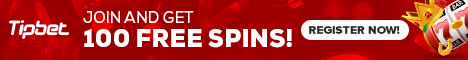Tipbet Casino 100 Free Spins no deposit bonus