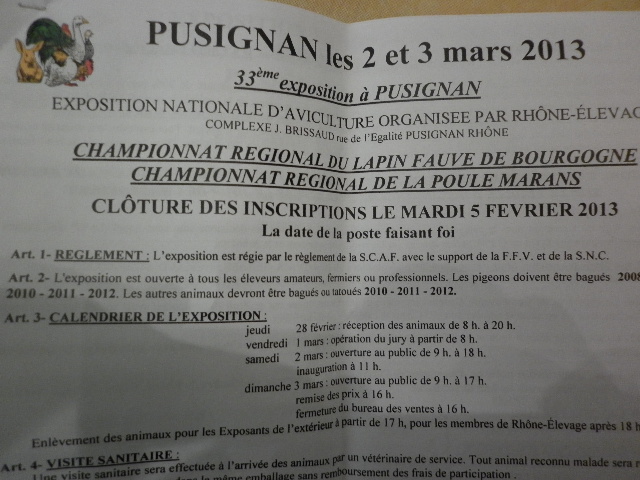 33° exposition avicole de Pusignan (69) les 2 et 3 mars 2013 - Page 3 Expo_p11