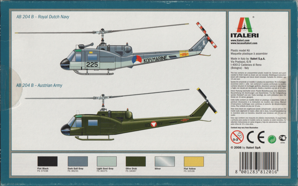 1/72 [Italeri] Agusta-Bell AB204-B 0210
