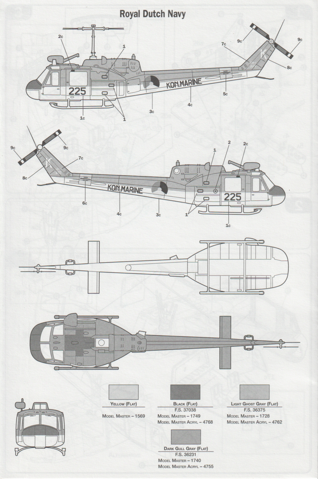 1/72 Italeri Agusta-Bell AB-204B 1012