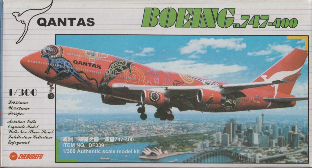 1/300 Zhengdefu Qantas Boeing 747-400  B111