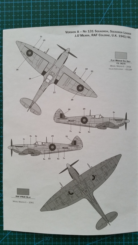 italeri - 1/72 Italeri Spitfire Mk.VII I0810