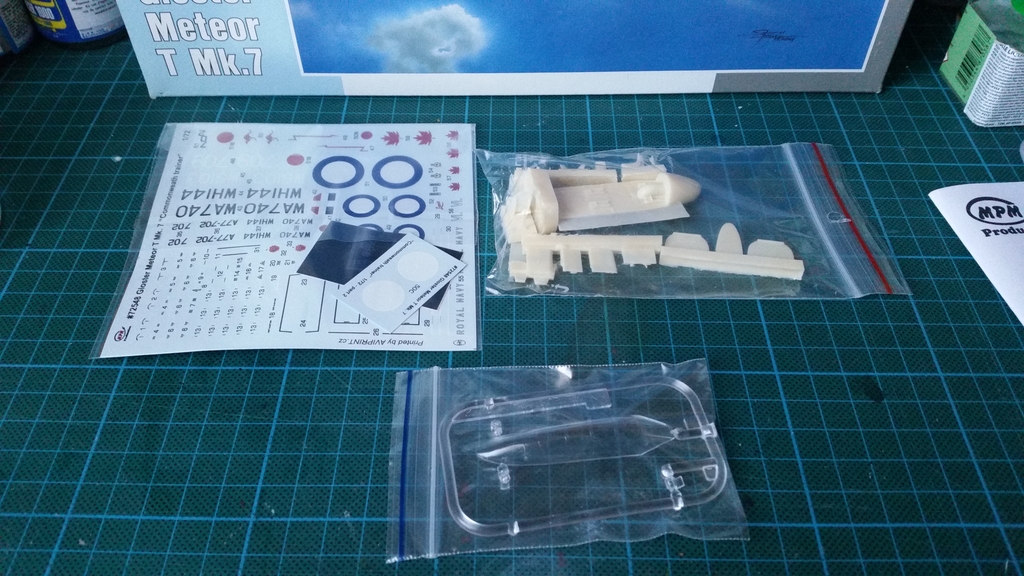 1/72 MPM Gloster Meteor T Mk7 M212