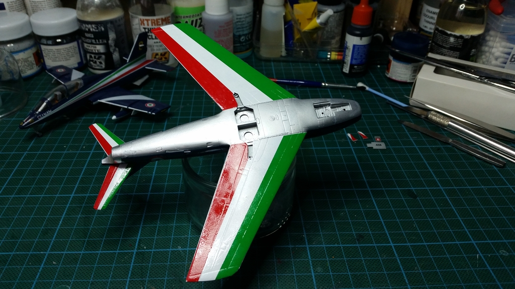 1-72 Italeri Frecce Tricolori F-86 PAN Sab1910