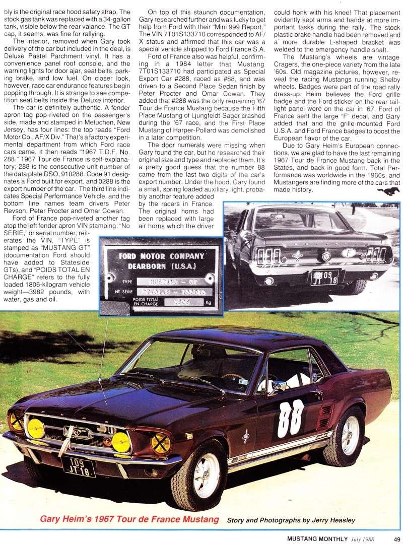 Une Mustang 1967 rare !  La française TDF #288 de rallye 1967_m20