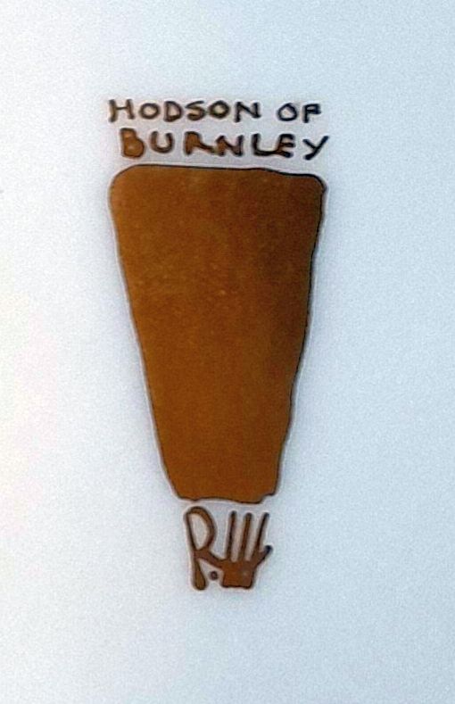 Hodson of Burnley plate, mid-century?  Hodson10