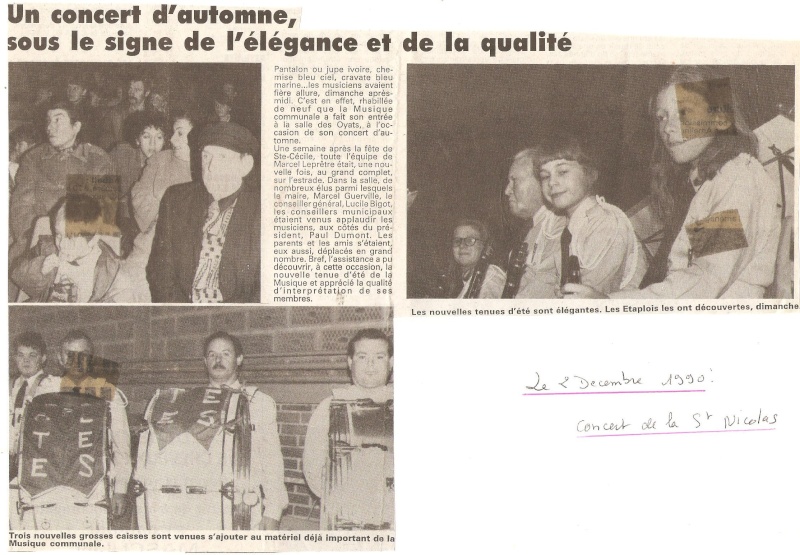 concert de Saint Nicolas le  2 décembre 1990 06410