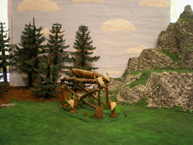 Gestaltung eines Dioramas mit den Tannen von Playmobil Tannen10