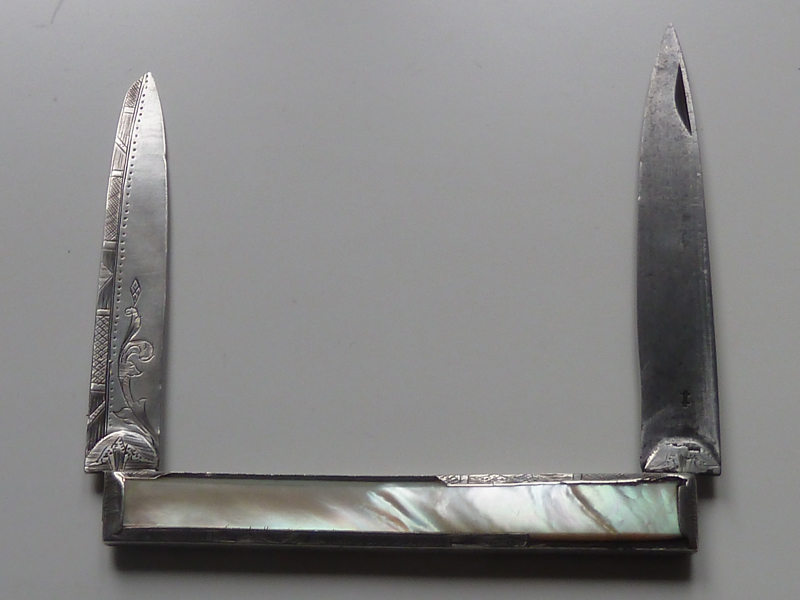 Couteau de voyage XVIIIème siècle Guillo10