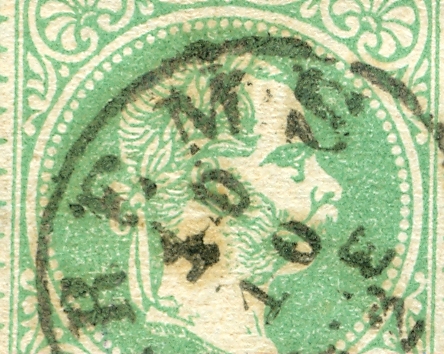 stempel - Freimarken-Ausgabe 1867 : Kopfbildnis Kaiser Franz Joseph I 1867_g10