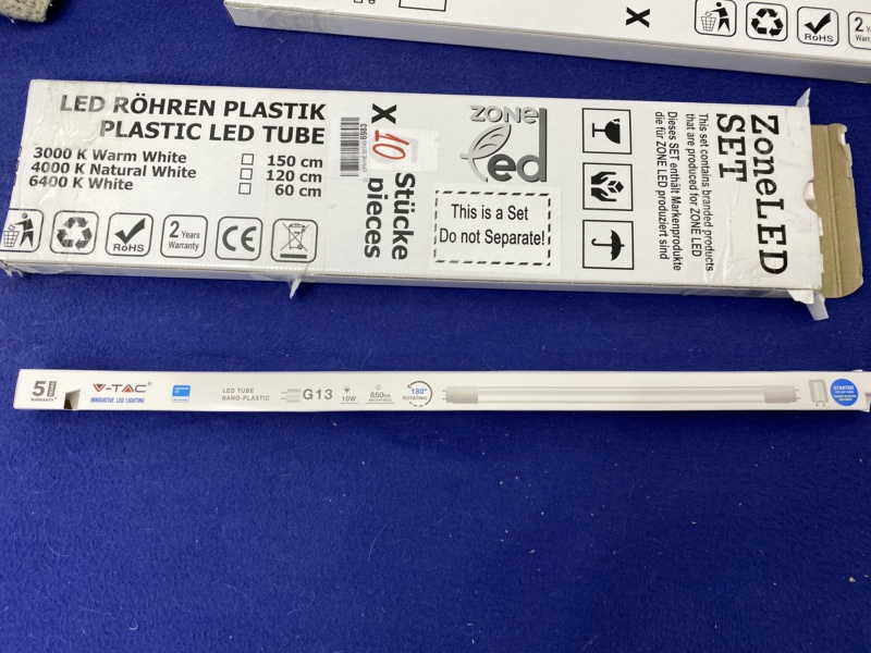 Changement tube néon T8 18W Aquatlantis par équivalent LED pour 5 euros maxi Fichie54