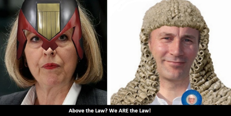 Tory proto-manifesto: ministers to be above the law Huntma10
