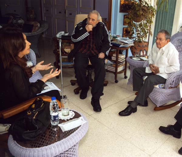 Reciben Fidel y Raúl a la Presidenta de Argentina Fidel-12