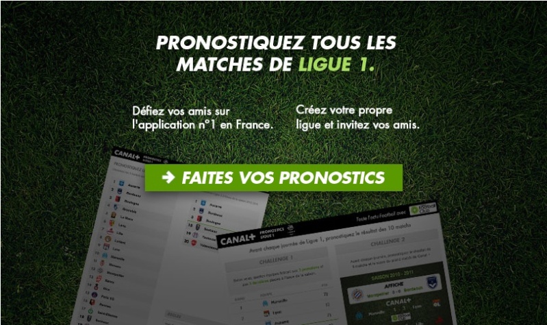 Canal Footbal App sur Facebook Ligue110