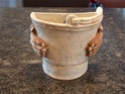 Can Anyone ID Wallpocket Pottery Hands Holding Bucket "Chas" "W"? P1190712
