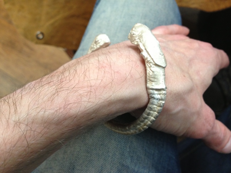 Nouvelle création : Bracelet double Chestburster en argent Img_0621