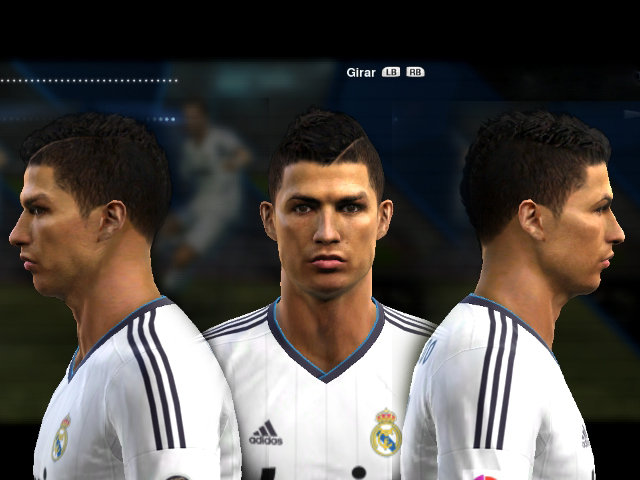 PES 2013 Cristiano Ronaldo Face Crr710