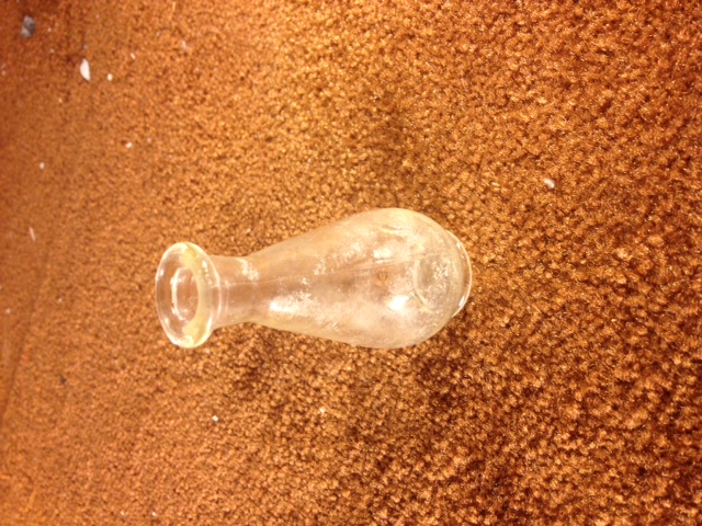 One more little clear vase I found. Interesting mark on the bottom! thanks! Photo-13
