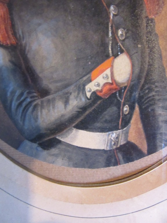 un portrait d'officier Restauration à identifier Cadre_22