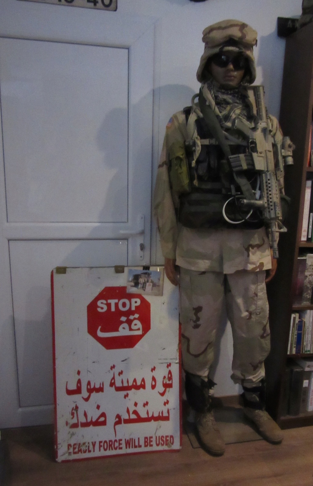 Mannequin :  Un GI de la Frst CAV à Baghdad fin 2004 Img_2416