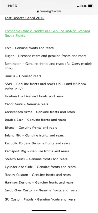 Best Novak Cut Adjustable Rear Sight?  9077c810