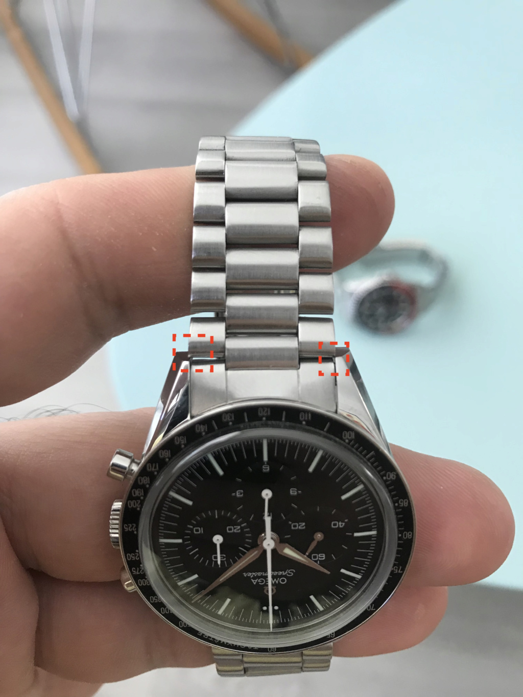 first omega in space steel bracelet
