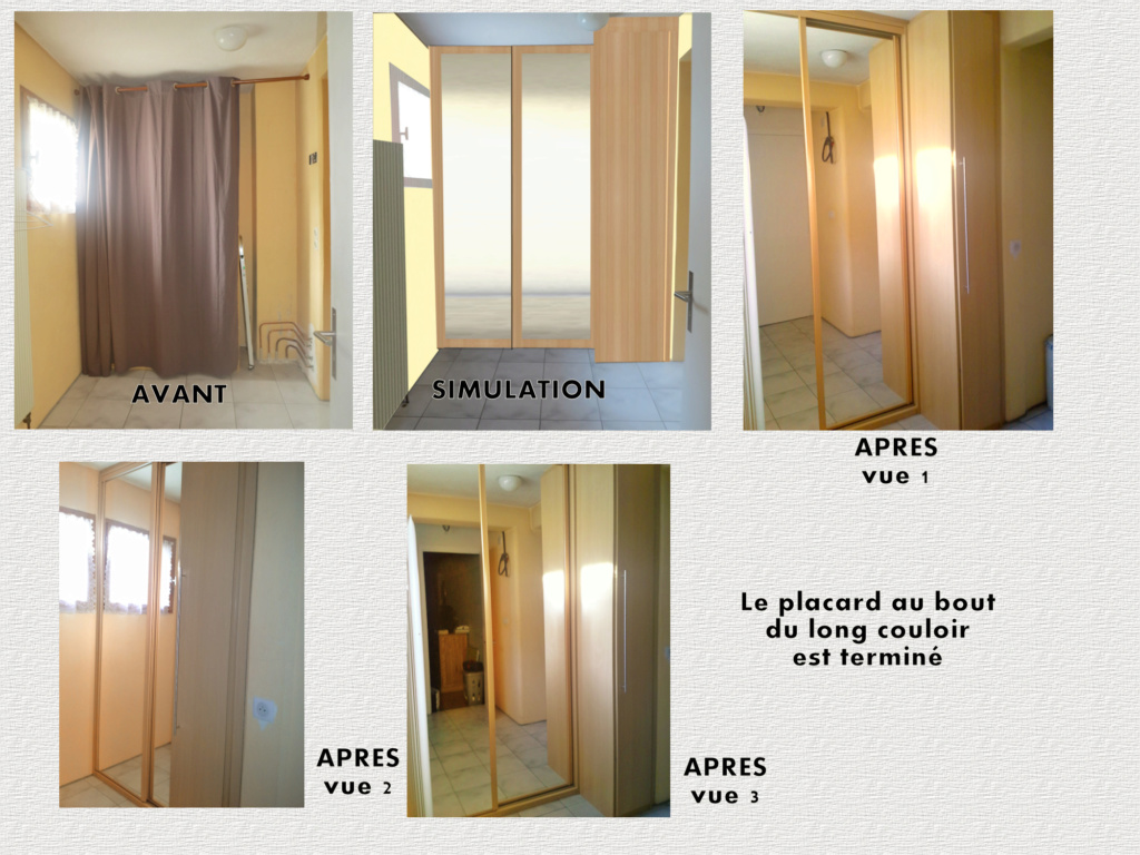 projets de placard et decoration longs couloirs étroits Placar11