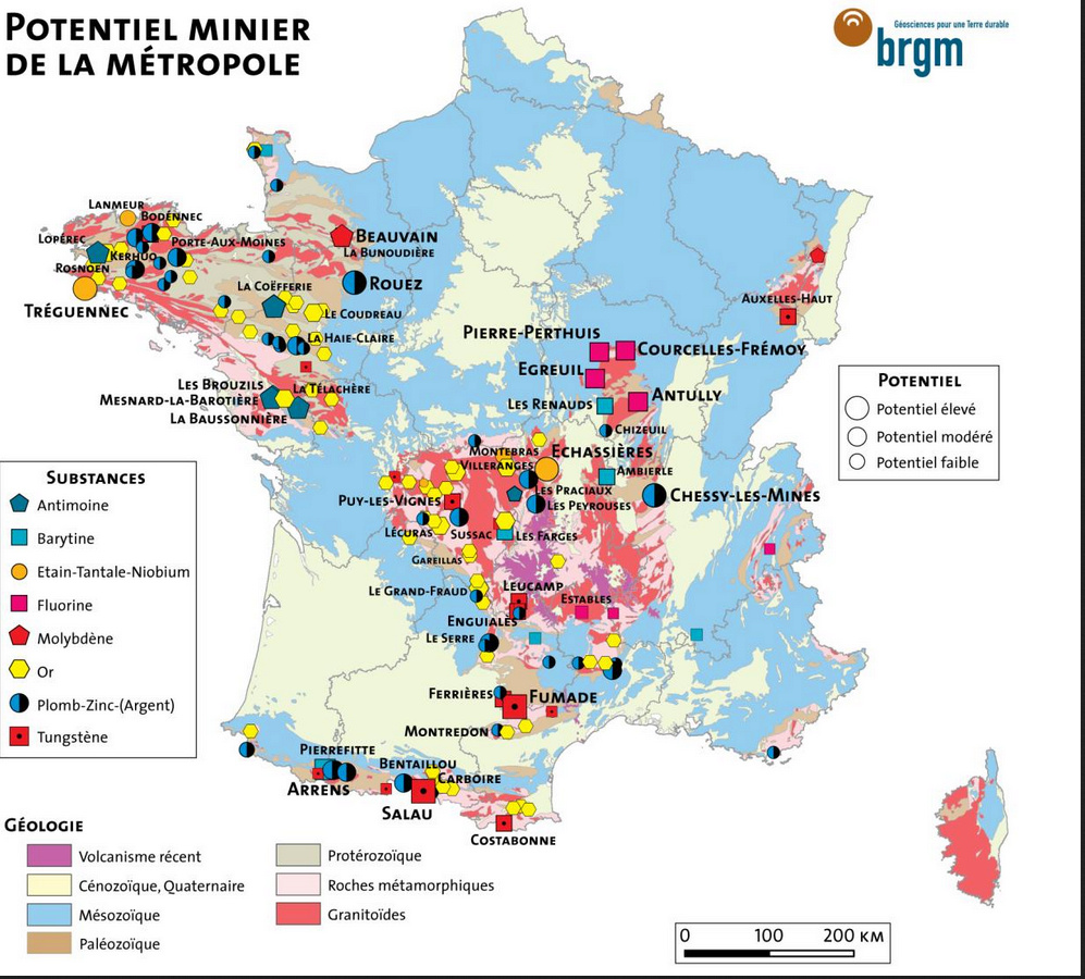 Les ressources minérales en France et leur gestion Aa11