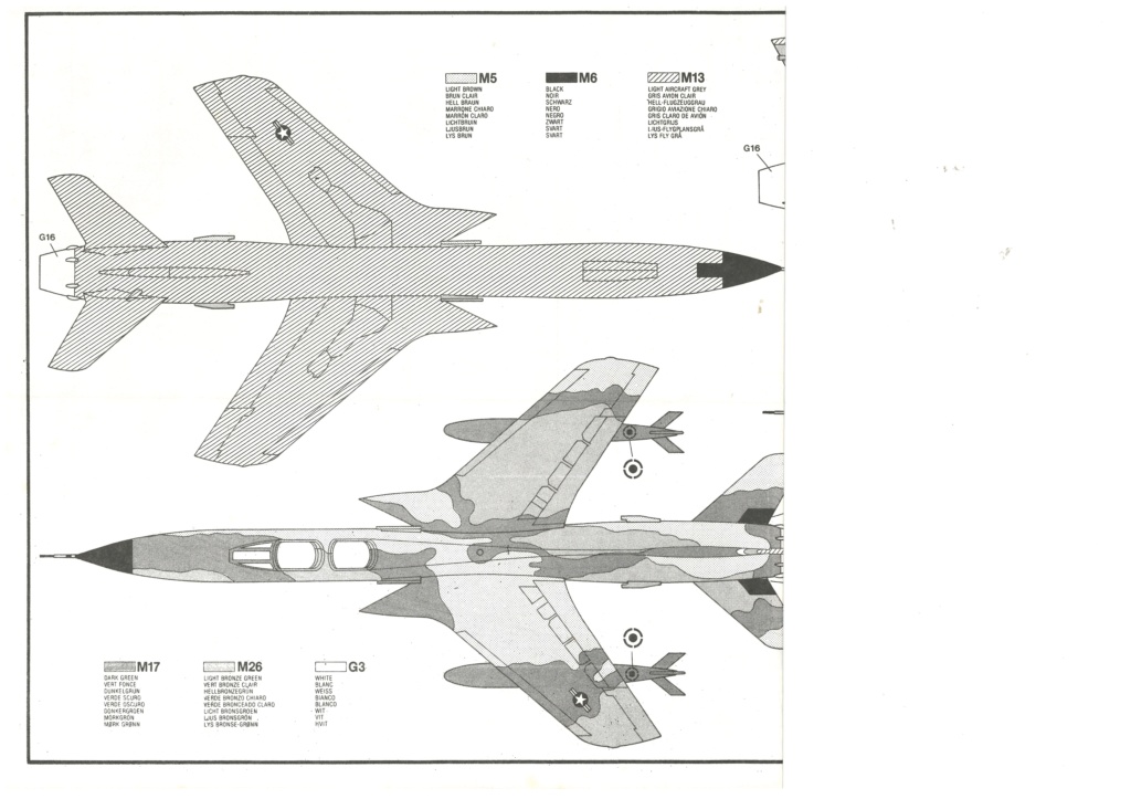 [AIRFIX] REPUBLIC F 105F THUNDERCHIEF 1/72ème  Réf 05016 Notice Airfi190