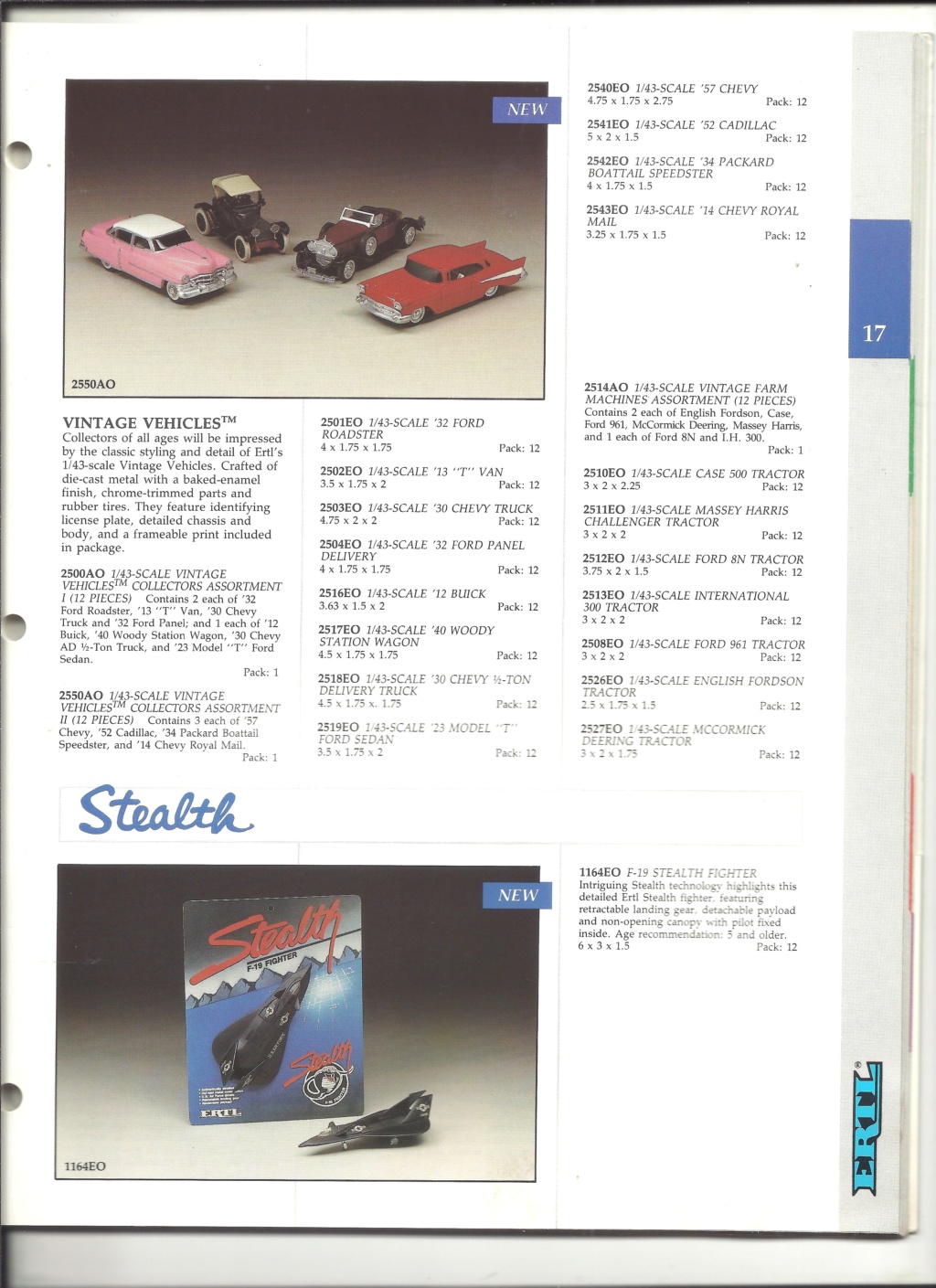 [ERTL 1987] Catalogue replicas 1987  Ertl_c25