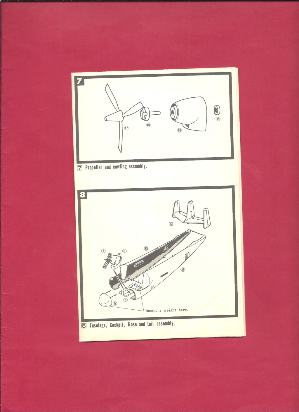 [HASEGAWA] GRUMMAN 0V 1A MOHAWK 1/72ème Réf C4 Notice Haseg124