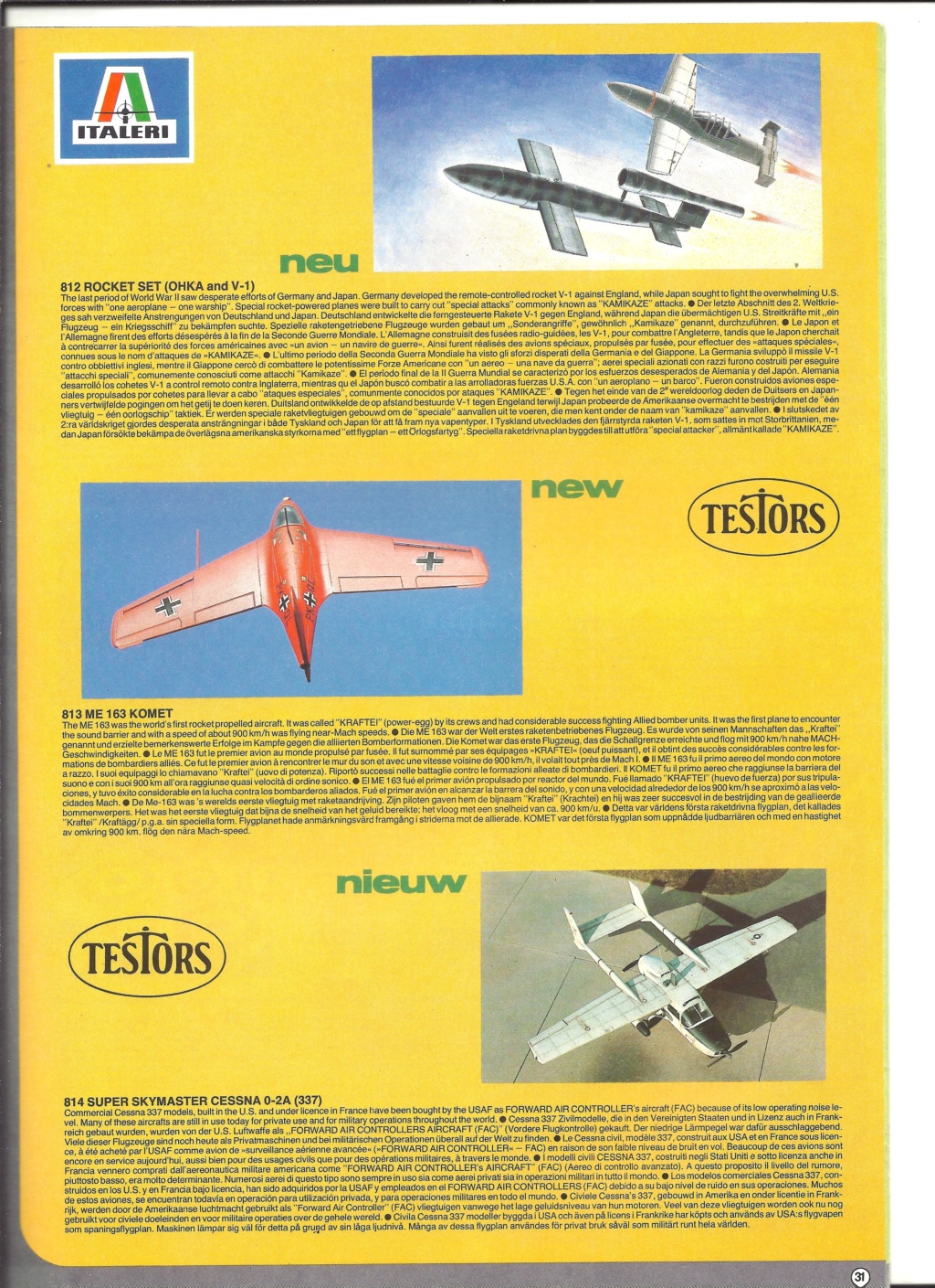 [ITALERI 1981] Catalogue 1981 Itale259